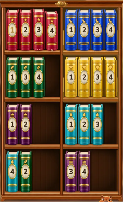 Собранная красная серия пересчитывается: 1, 2, 3, 4